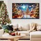 Christmas Large Diamond Art Kits for Adults,DIY Santa Claus and Christmas Tree Diamond Painting Kits for Beginners,Full Drill Gem Crystal Painting Art Craft for Home Decor Gifts 16x28 Inch.